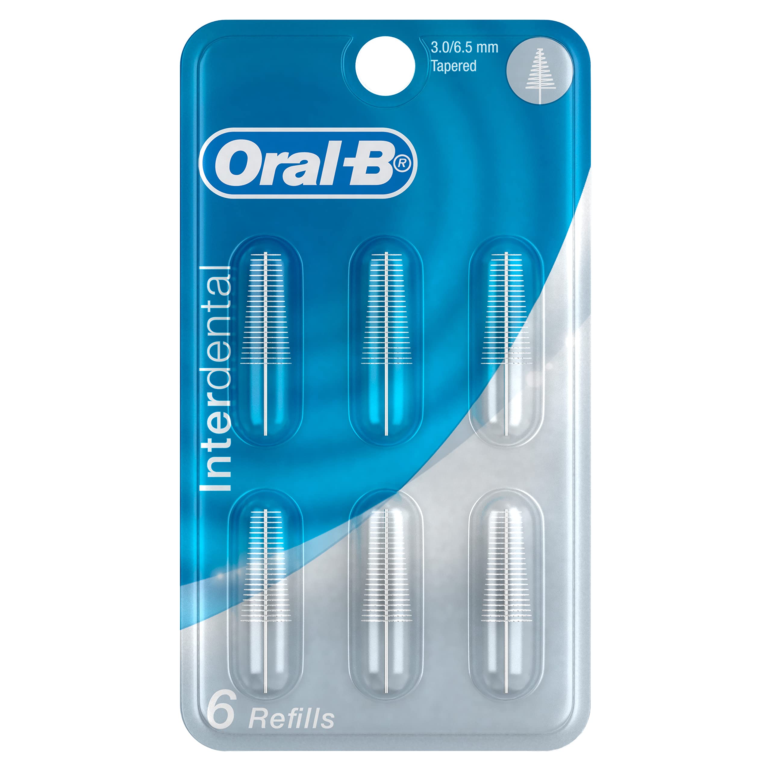 Amazon.com: Oral-B Recambios interdentales, cónicos, paquete de 6